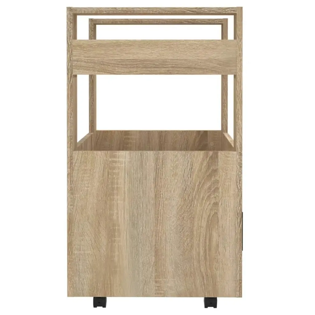 Kitchen Trolley Sonoma Oak 60x45x80 cm Engineered Wood 816827