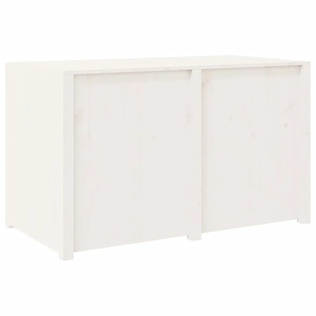 Outdoor Kitchen Cabinet White 106x55x64 cm Solid Wood Pine 832334