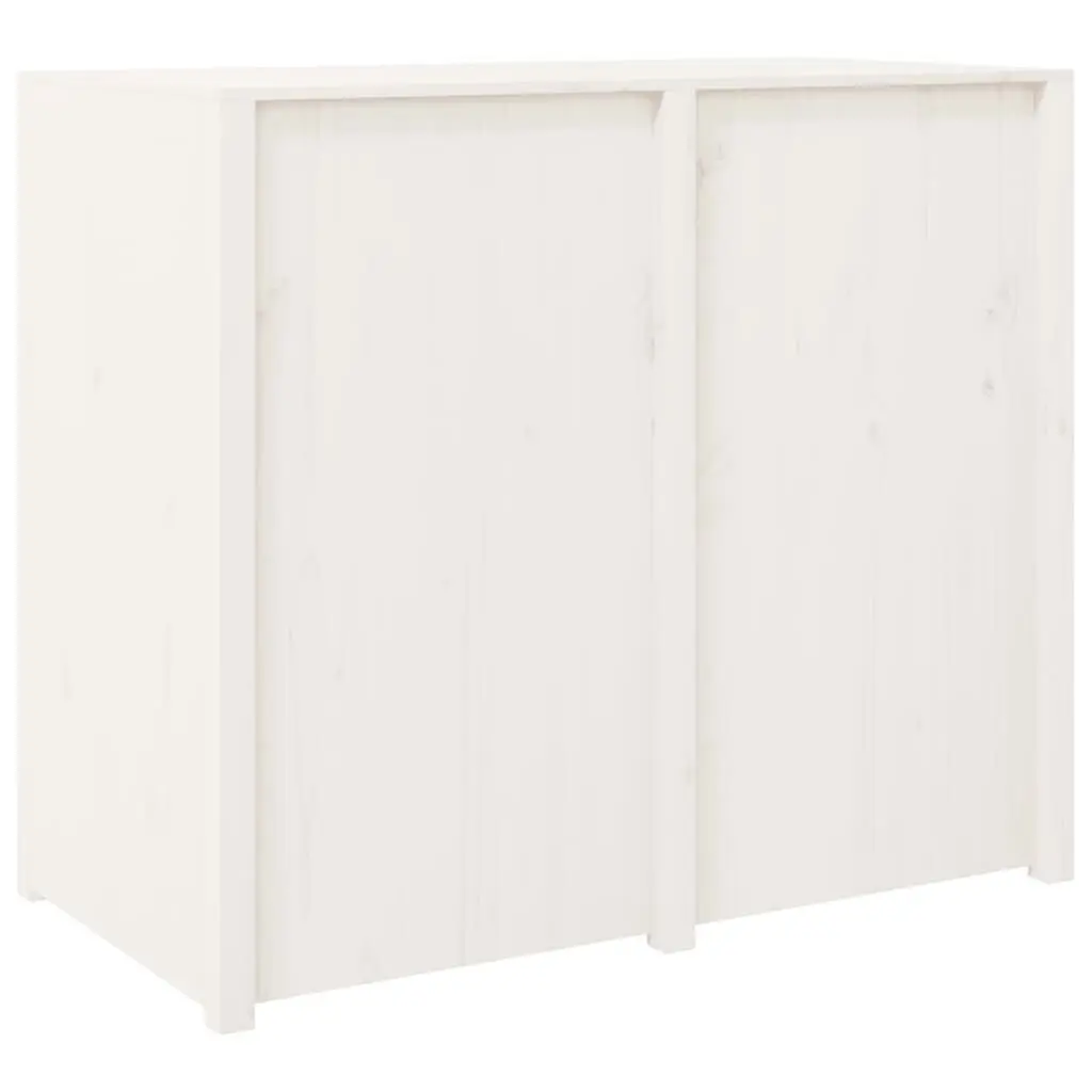 Outdoor Kitchen Cabinet White 106x55x92 cm Solid Wood Pine 832354