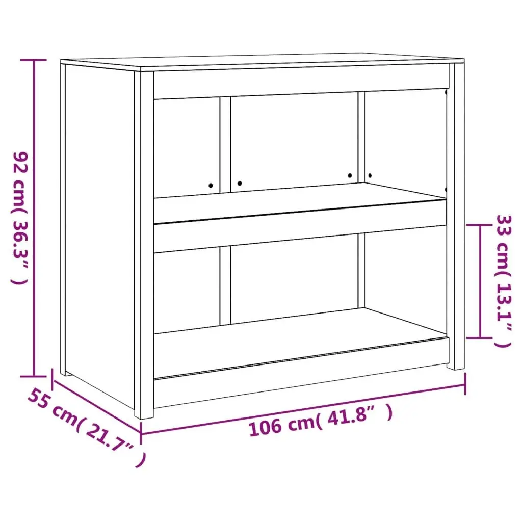 Outdoor Kitchen Cabinet 106x55x92 cm Solid Wood Douglas 832348