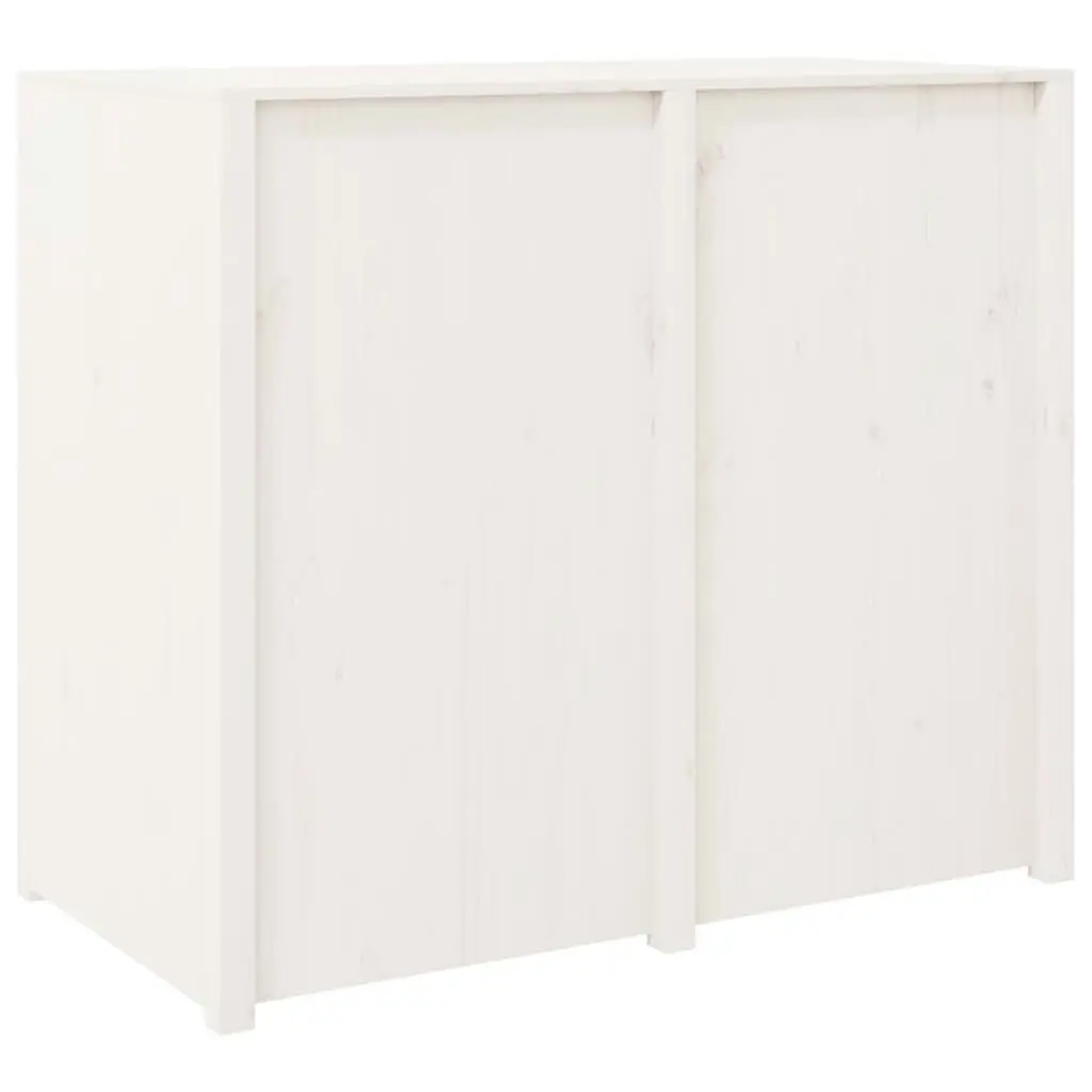 Outdoor Kitchen Cabinet White 106x55x92 cm Solid Wood Pine 832346