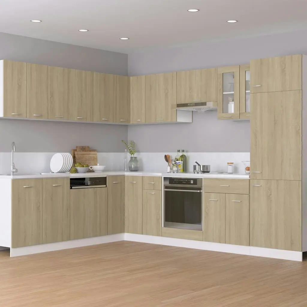 Oven Cabinet Sonoma Oak 60x46x81.5 cm Engineered Wood 802500