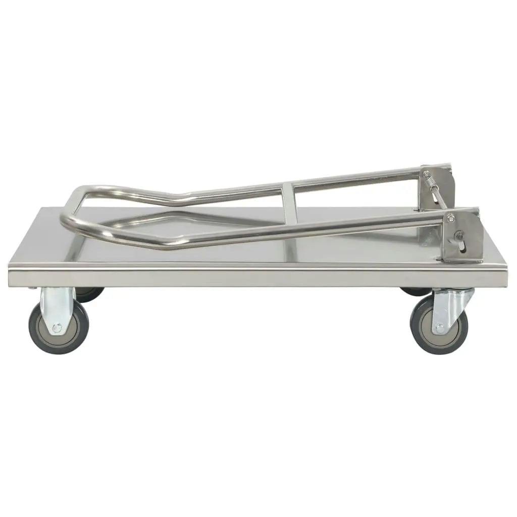 Platform Wagon Silver 82x53x86 cm Stainless Steel 50919