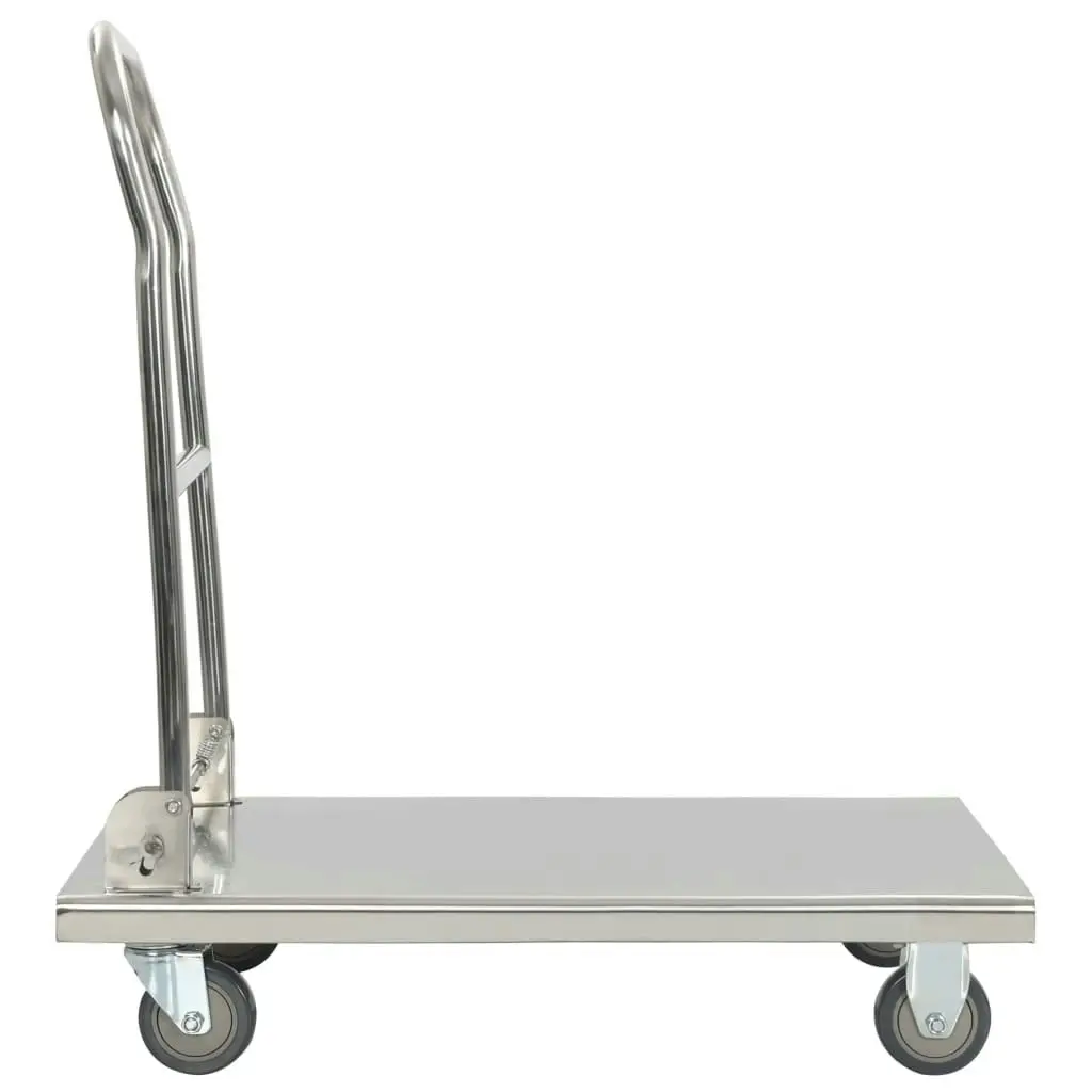 Platform Wagon Silver 82x53x86 cm Stainless Steel 50919