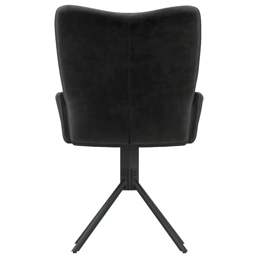 Swivel Dining Chairs 2 pcs Black Velvet 344815