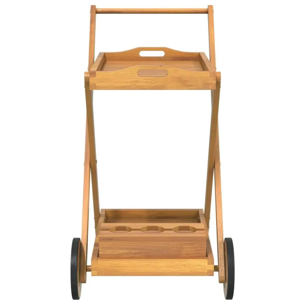 Tea Trolley 54x87x90 cm Solid Wood Acacia 319424