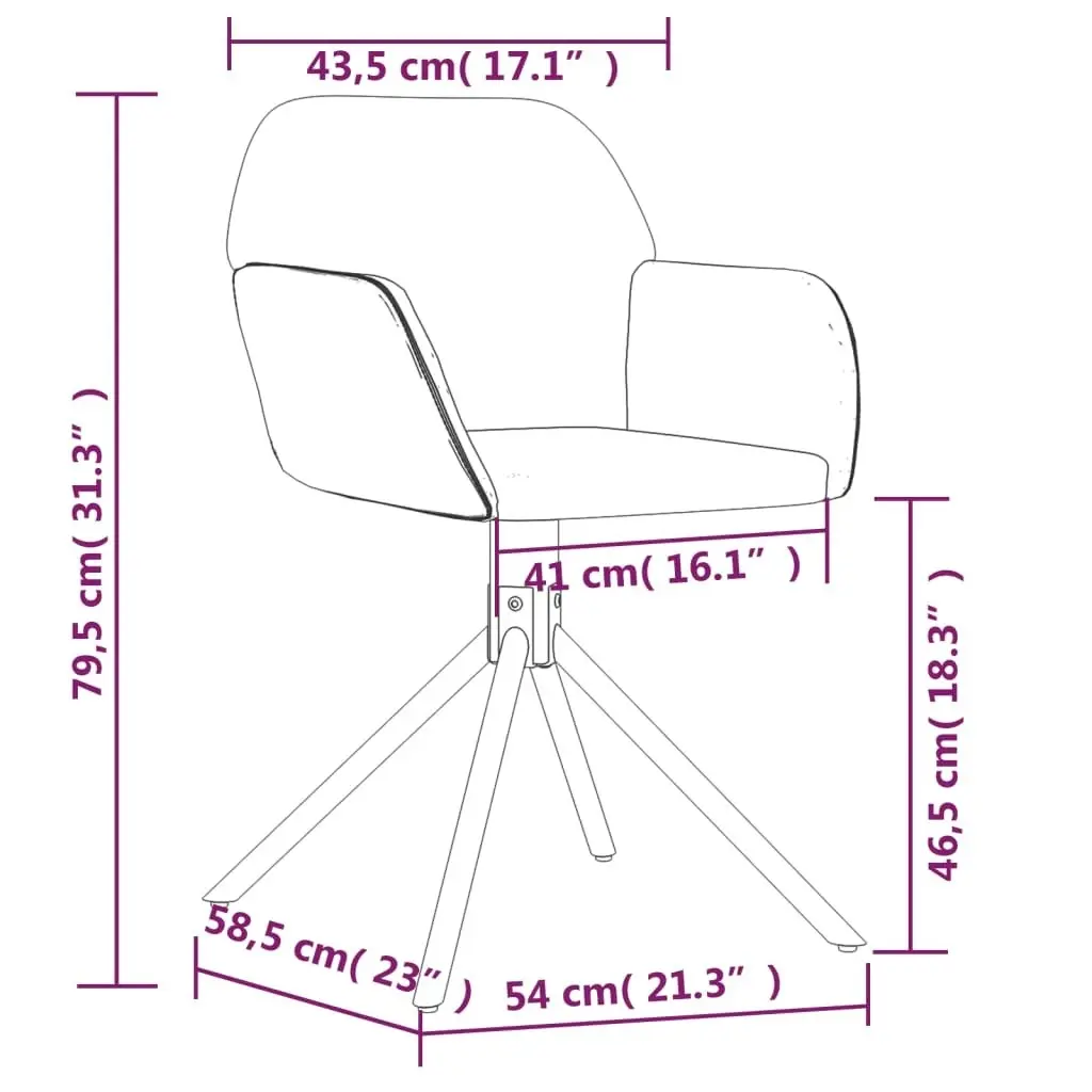 Swivel Dining Chairs 2 pcs Light Grey Velvet 344740