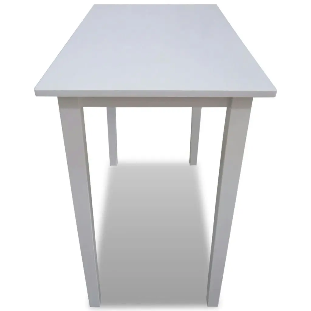 Wooden Bar Table White 241701