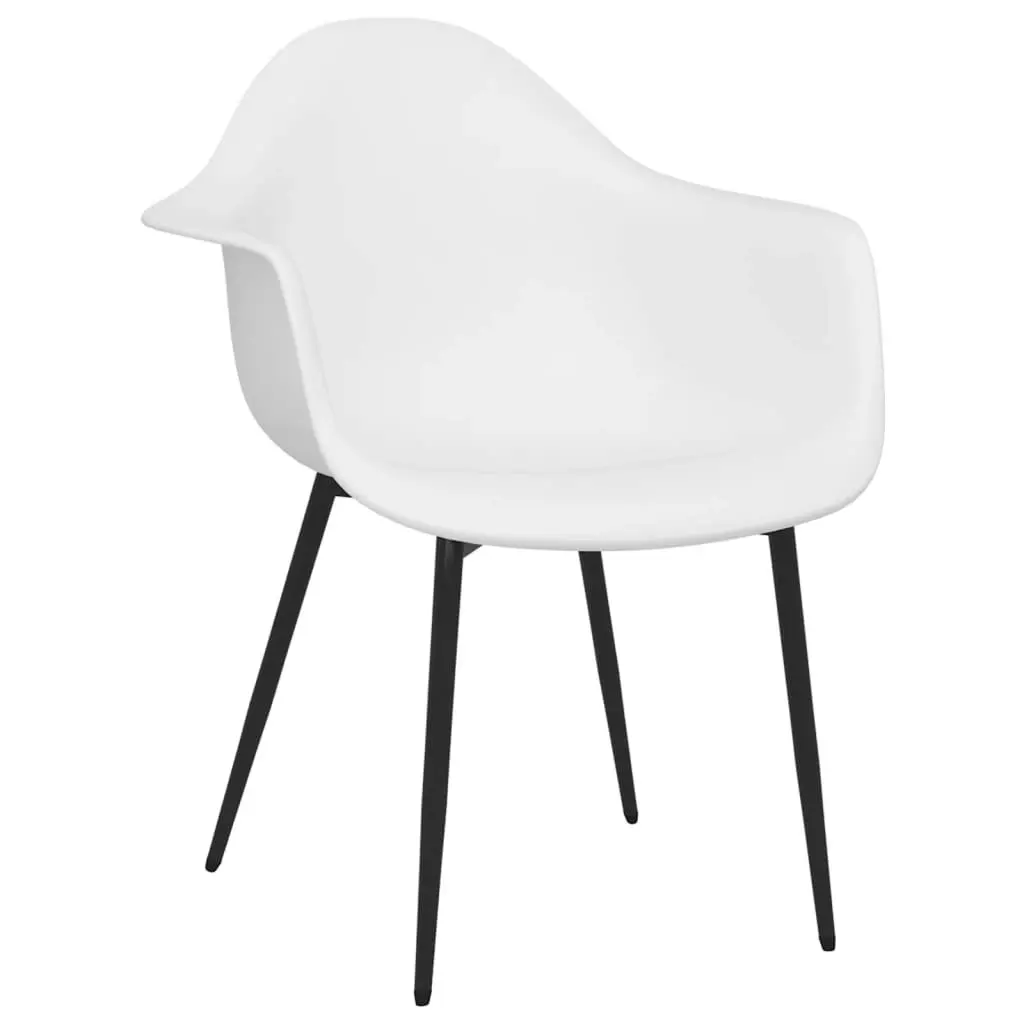 Dining Chairs 4 pcs White PP 338074