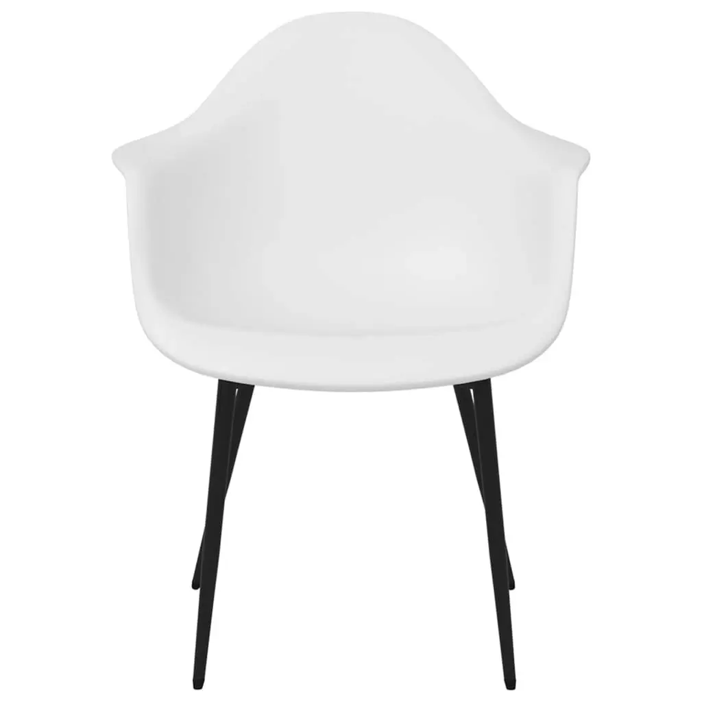 Dining Chairs 4 pcs White PP 338074