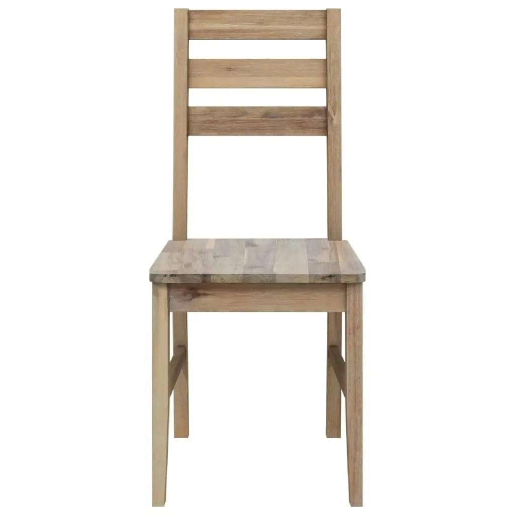 Dining Chairs 2 pcs Solid Acacia Wood 246005