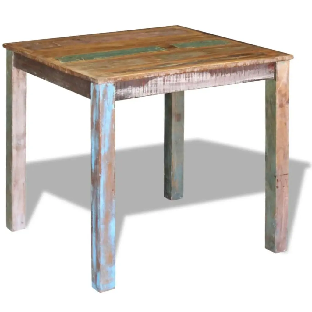 Dining Table Solid Reclaimed Wood 80x82x76 cm 243452