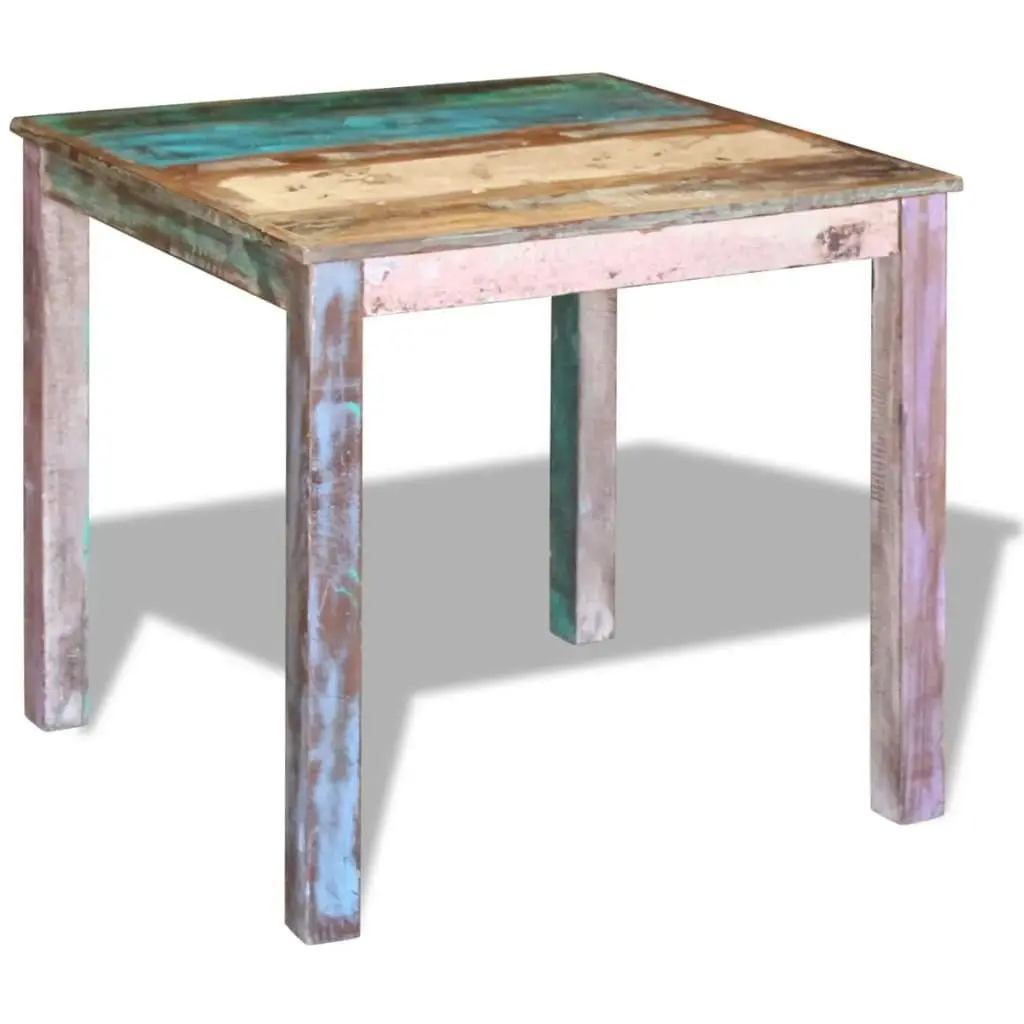 Dining Table Solid Reclaimed Wood 80x82x76 cm 243452