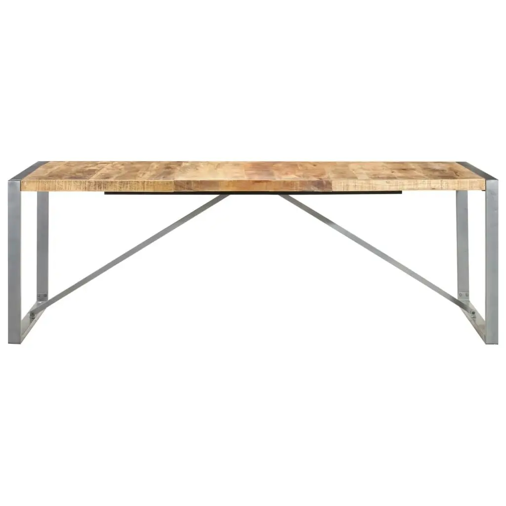 Dining Table 220x100x75 cm Solid Wood Mango 321566