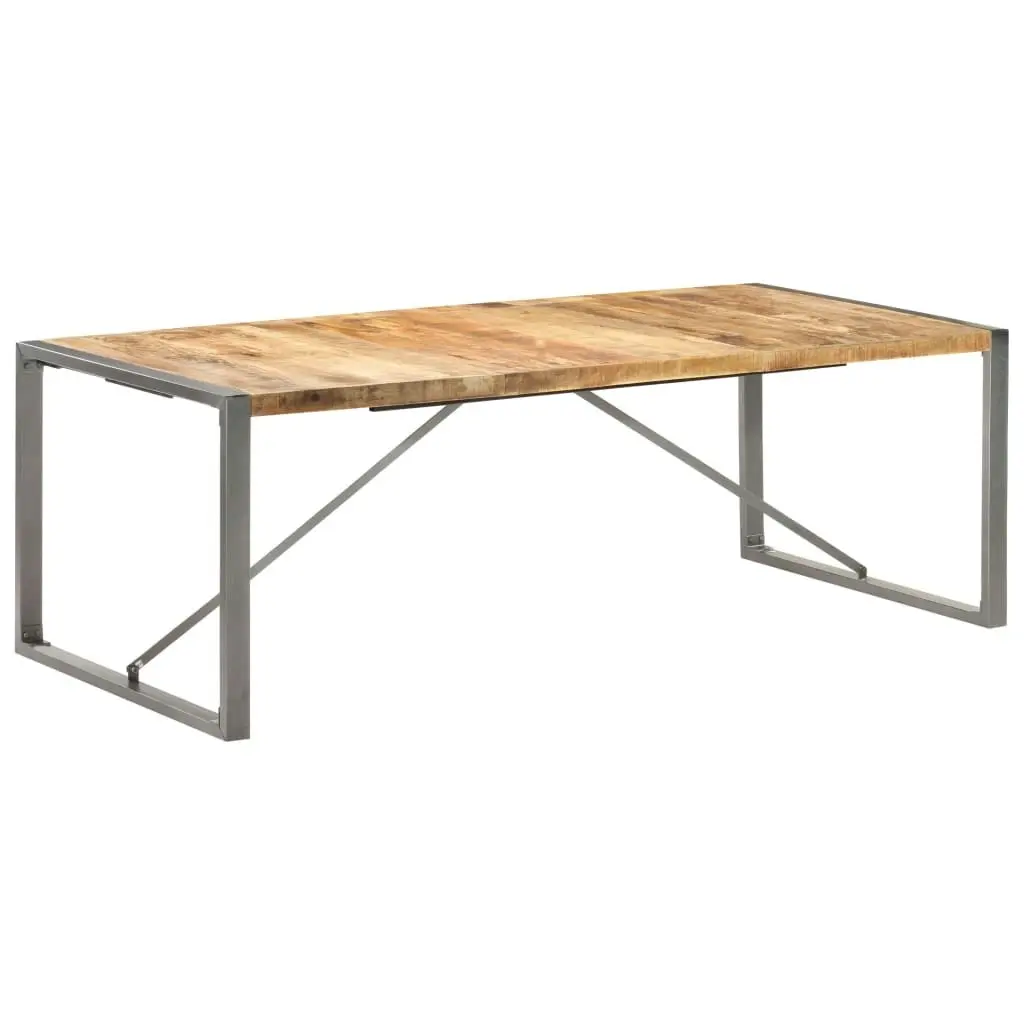 Dining Table 220x100x75 cm Solid Wood Mango 321566