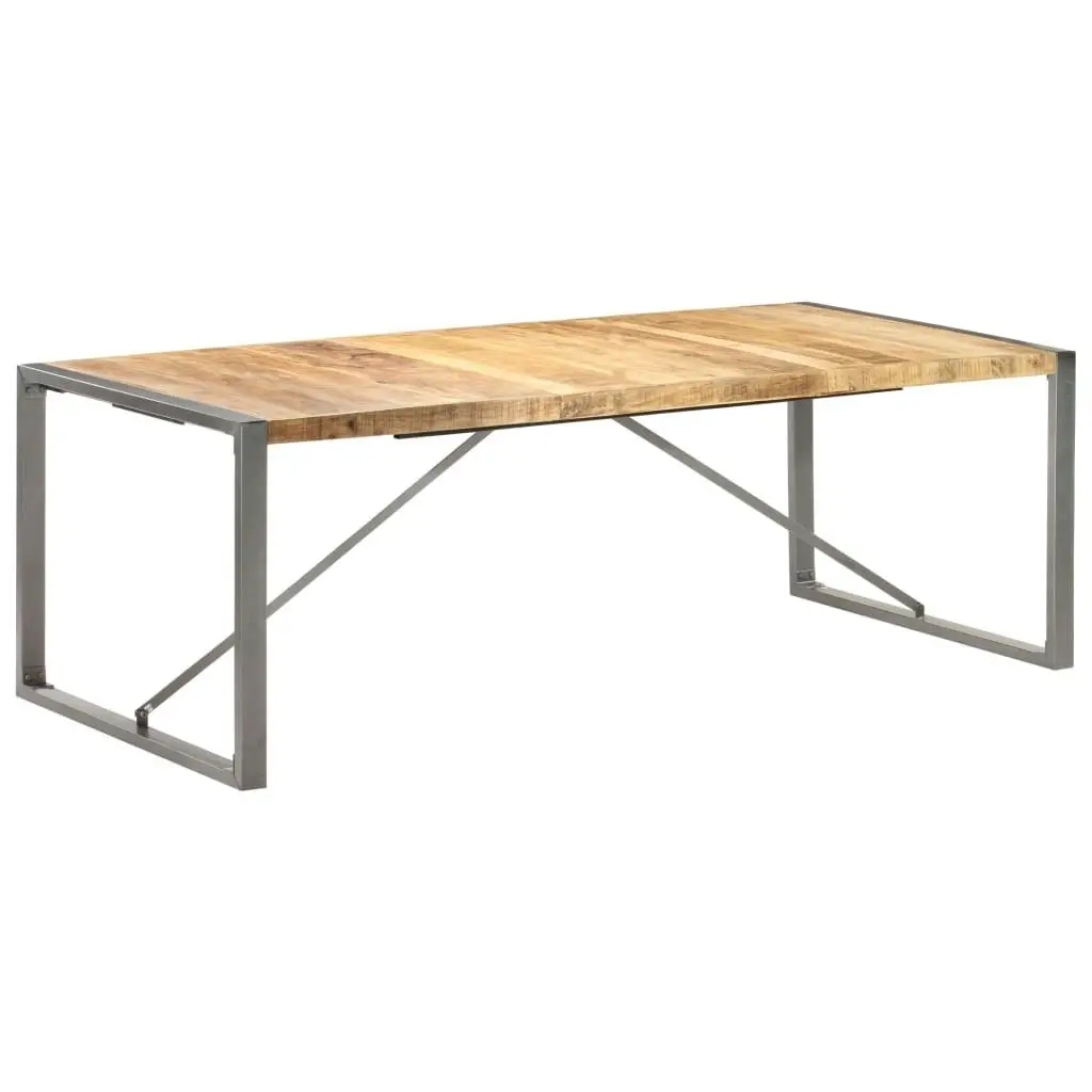 Dining Table 220x100x75 cm Solid Wood Mango 321566