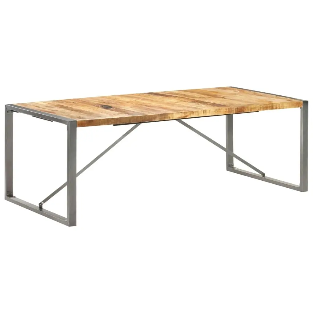 Dining Table 220x100x75 cm Solid Wood Mango 321566