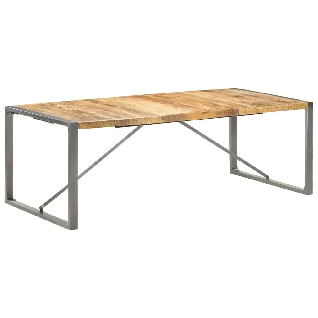 Dining Table 220x100x75 cm Solid Wood Mango 321566