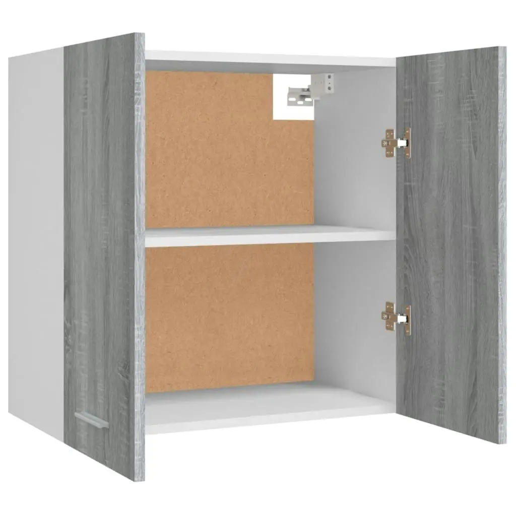 Hanging Cabinet Grey Sonoma 60x31x60 cm Engineered Wood 815112