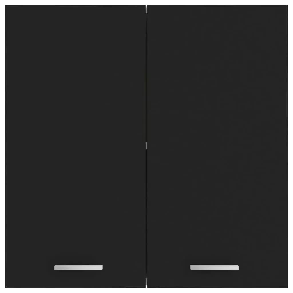 Hanging Cabinet Black 60x31x60 cm Engineered Wood 801269