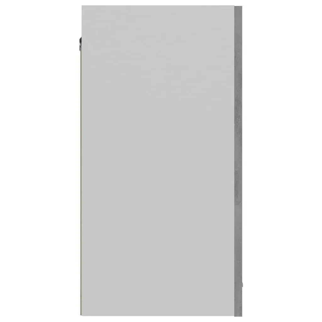 Hanging Cabinet Concrete Grey 60x31x60 cm Engineered Wood 801272