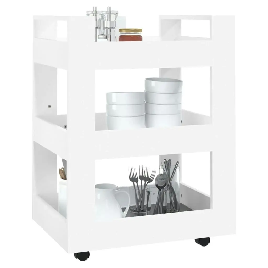 Kitchen Trolley White 60x45x80 cm Engineered Wood 816816