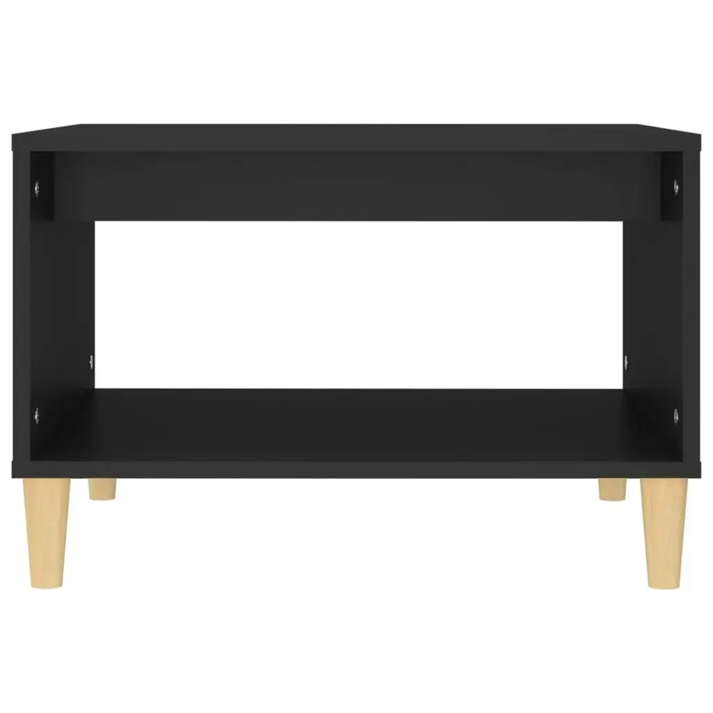 Coffee Table  Black 60x50x40 cm Engineered Wood 812673