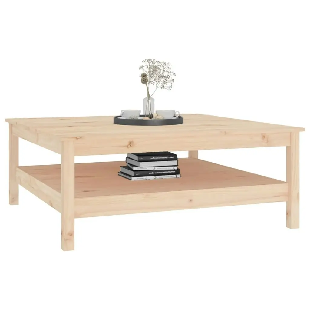 Coffee Table 100x100x40 cm Solid Wood Pine 814294