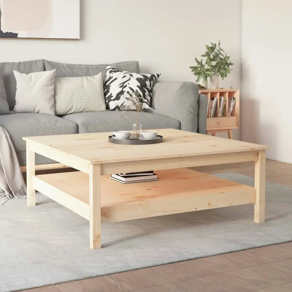 Coffee Table 100x100x40 cm Solid Wood Pine 814294