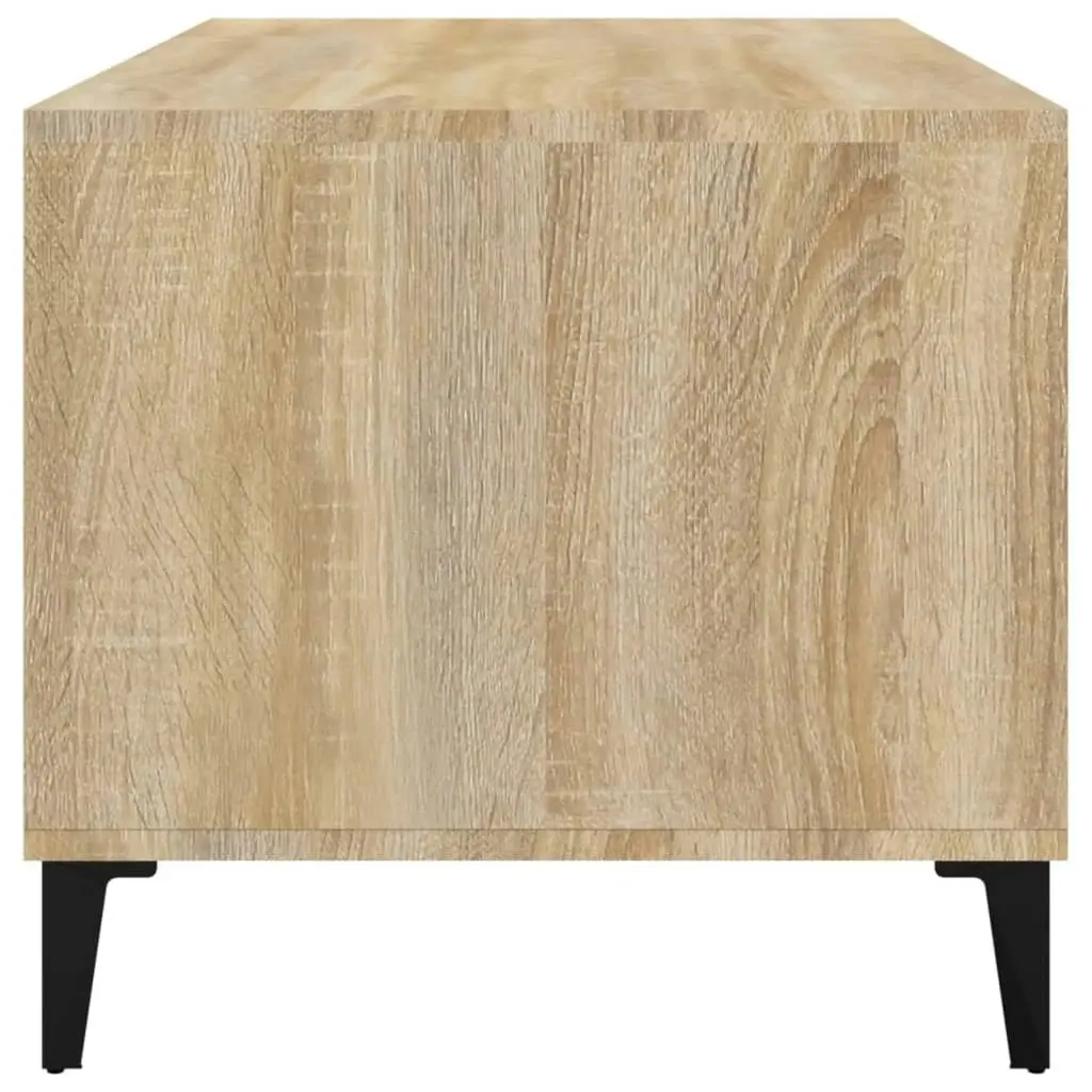 Coffee Table  Sonoma Oak 90x49x45 cm Engineered Wood 819623