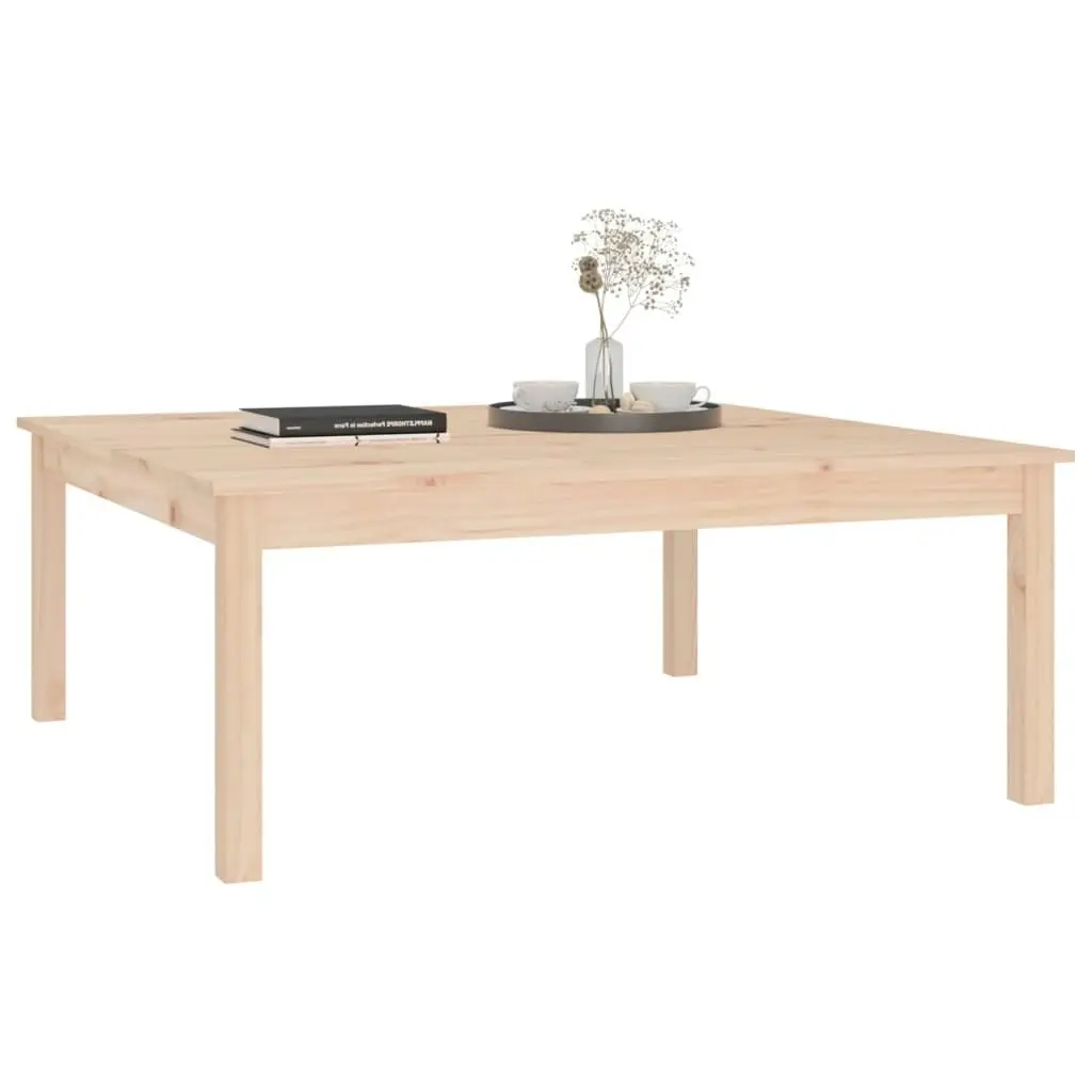 Coffee Table 100x100x40 cm Solid Wood Pine 814289