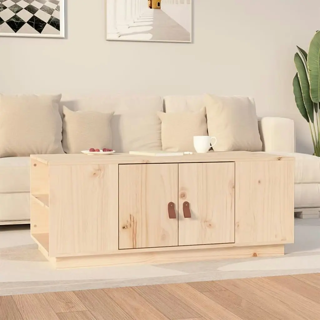 Coffee Table 100x50x41 cm Solid Wood Pine 818255