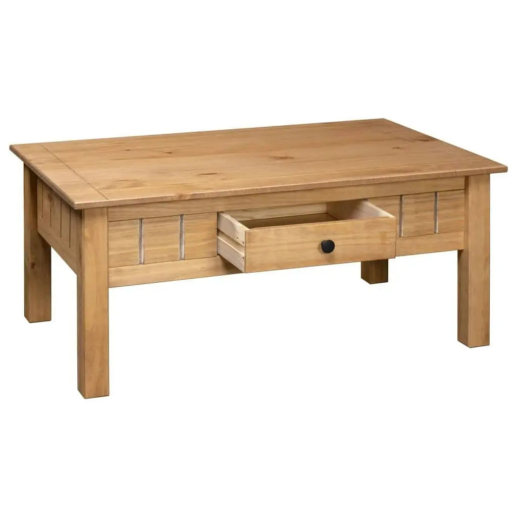 Coffee Table 100x60x45 cm Solid Pine Wood Panama Range 282682