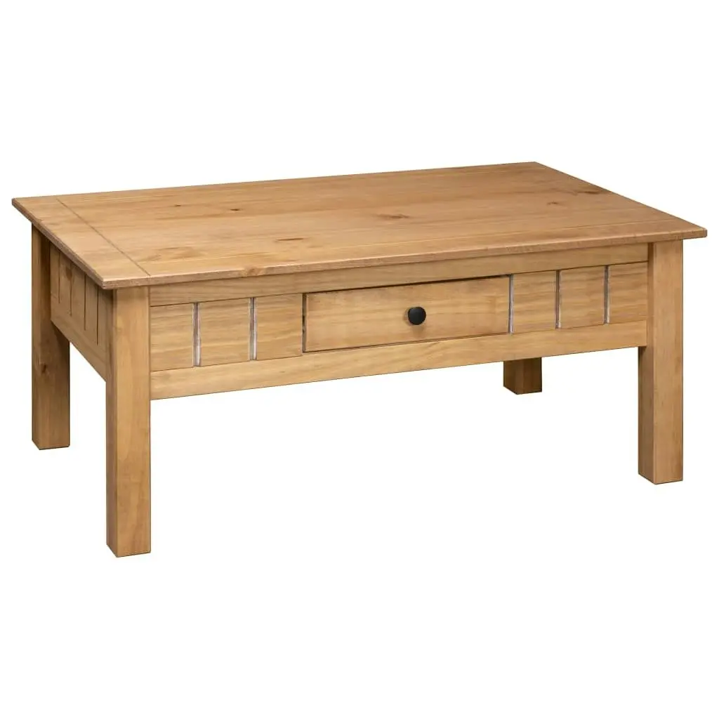 Coffee Table 100x60x45 cm Solid Pine Wood Panama Range 282682