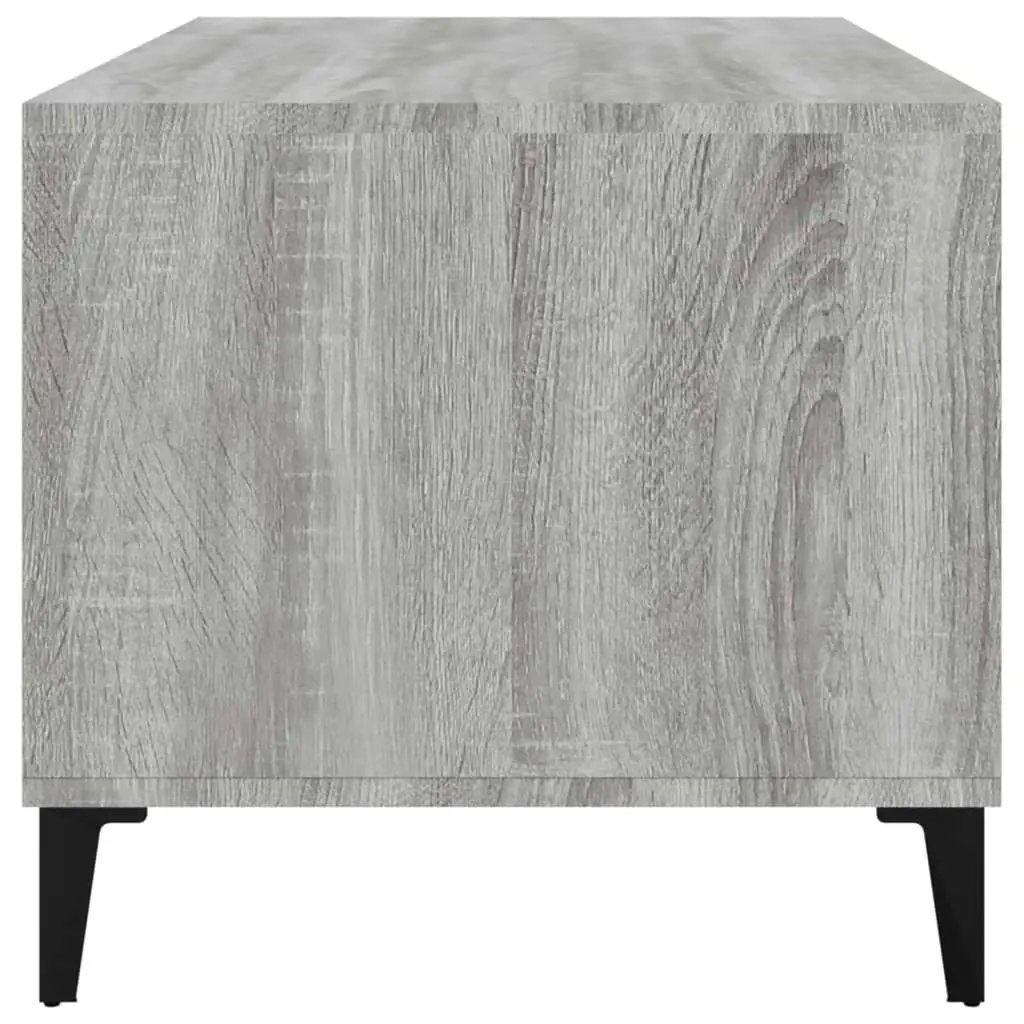 Coffee Table  Grey Sonoma 90x49x45 cm Engineered Wood 819626