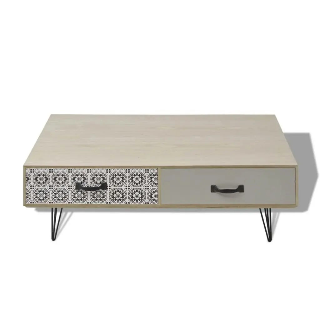 Coffee Table 100x60x35 cm Beige 243397