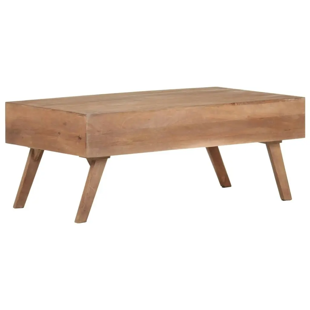 Coffee Table 100x60x40 cm Solid Mango Wood 323599