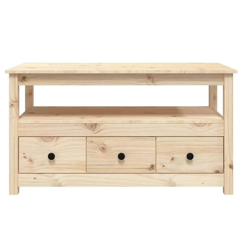 Coffee Table 102x49x55 cm Solid Wood Pine 820931