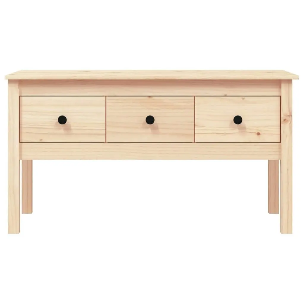 Coffee Table 102x49x55 cm Solid Wood Pine 820941