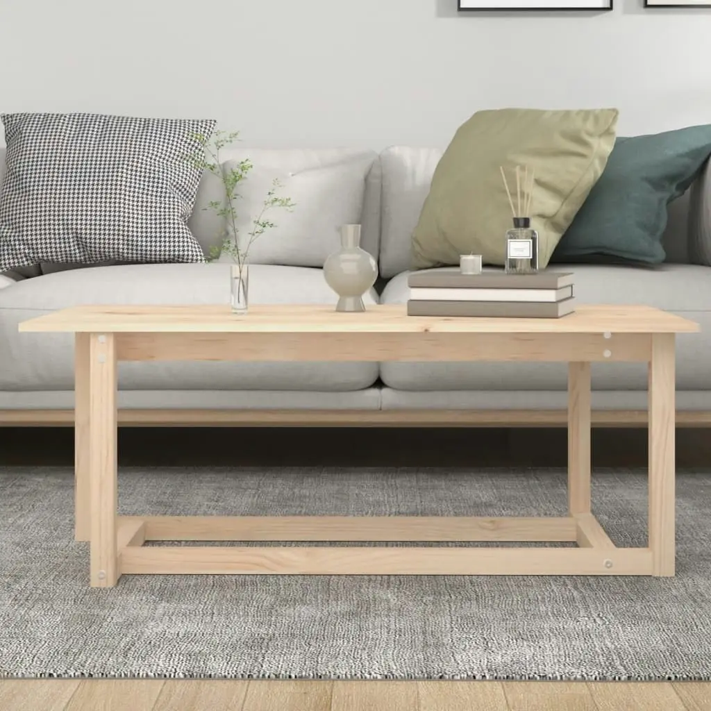 Coffee Table 110x55x45 cm Solid Wood Pine 822167