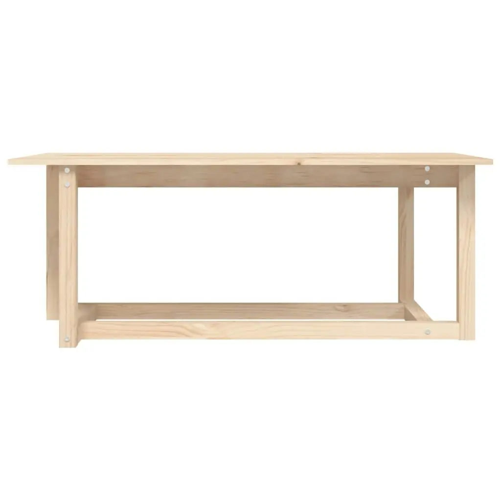 Coffee Table 110x55x45 cm Solid Wood Pine 822167