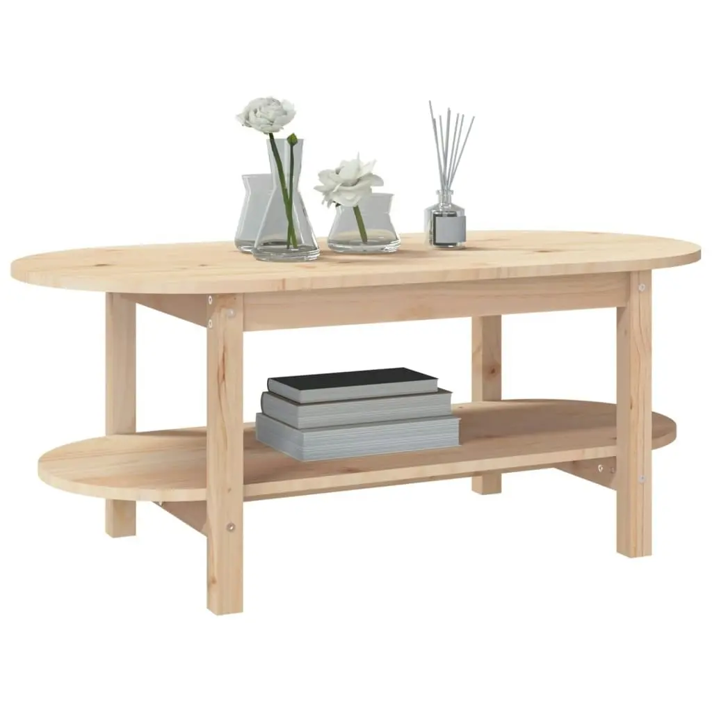 Coffee Table 110x55x45 cm Solid Wood Pine 822287