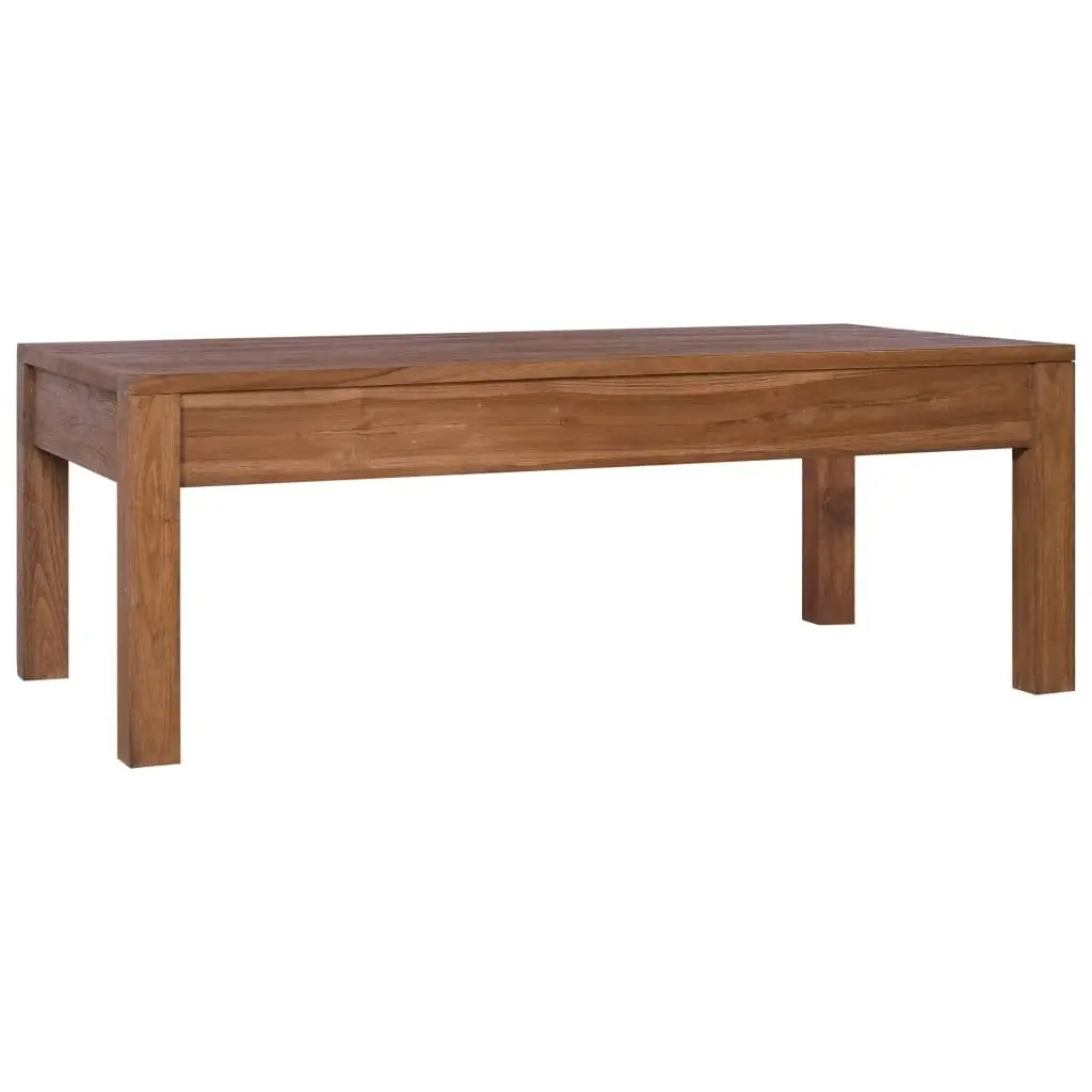 Coffee Table 110x60x40 cm Solid Teak Wood 289079