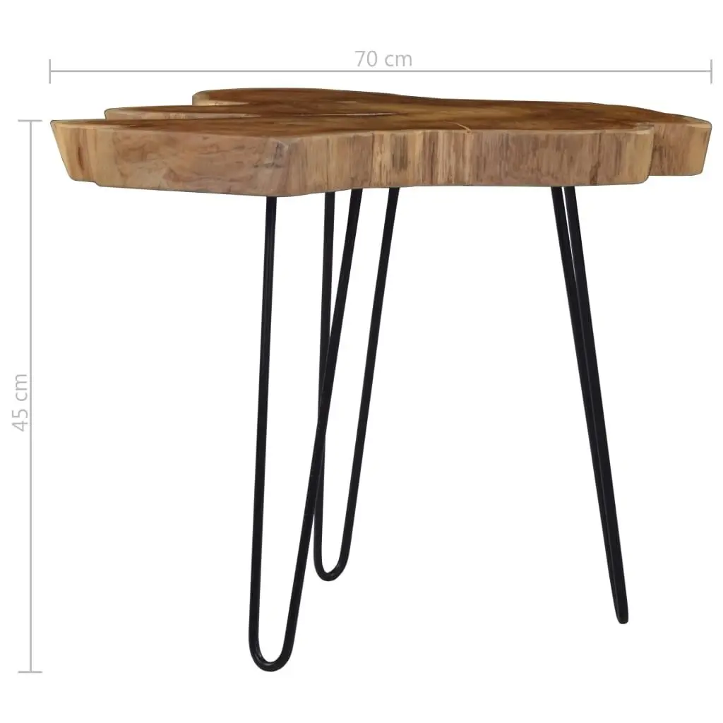 Coffee Table (60-70)x45 cm Teak Wood 281643