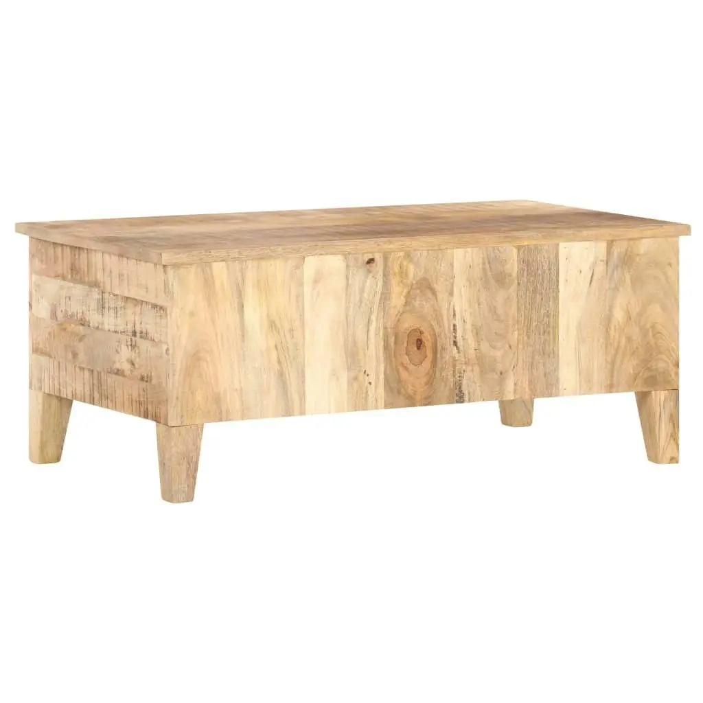 Coffee Table 100x55x40 cm Rough Mango Wood 320236