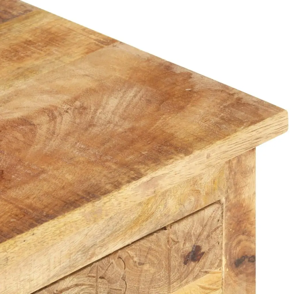 Coffee Table 100x55x40 cm Rough Mango Wood 320236