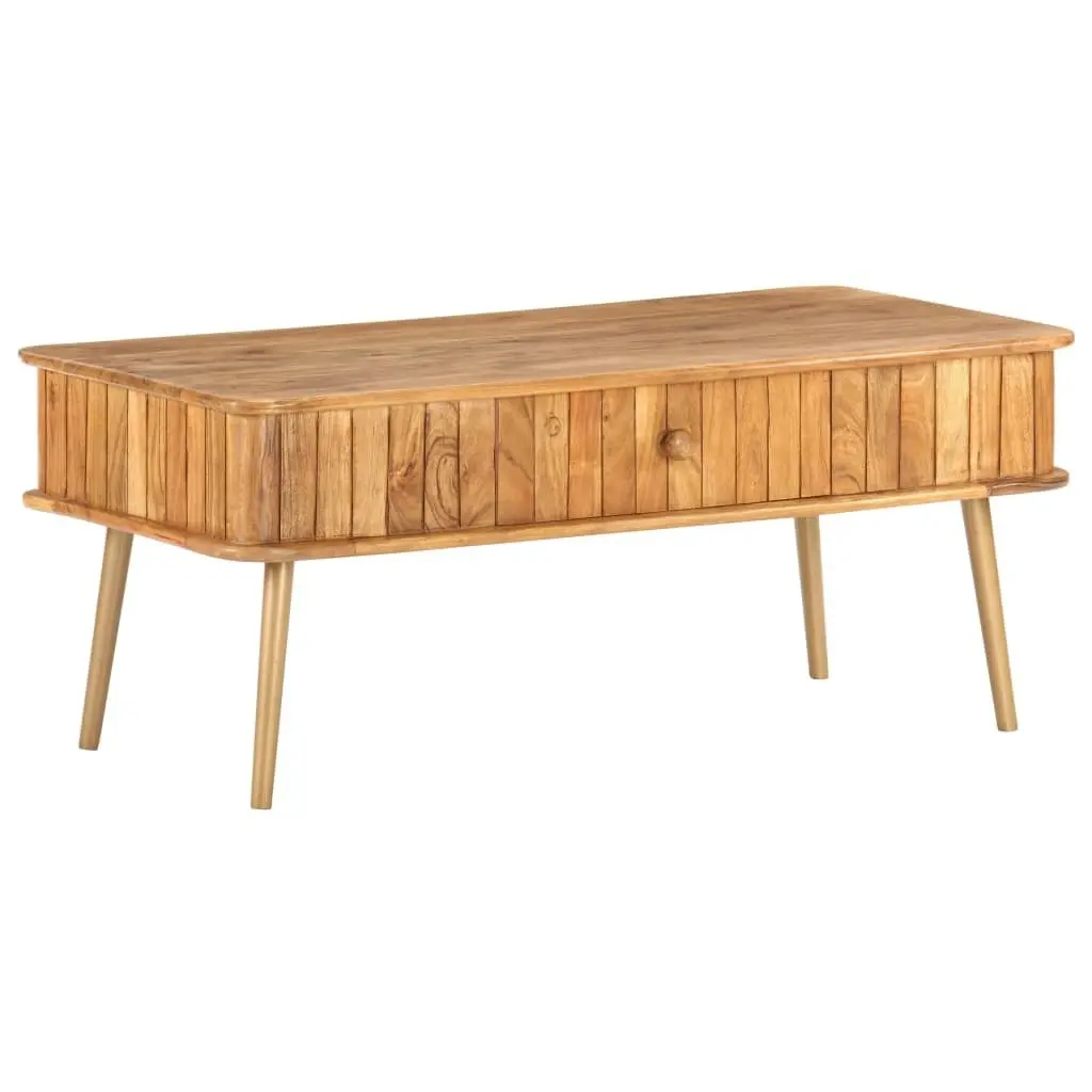 Coffee Table 100x50x40 cm Solid Acacia Wood 289650