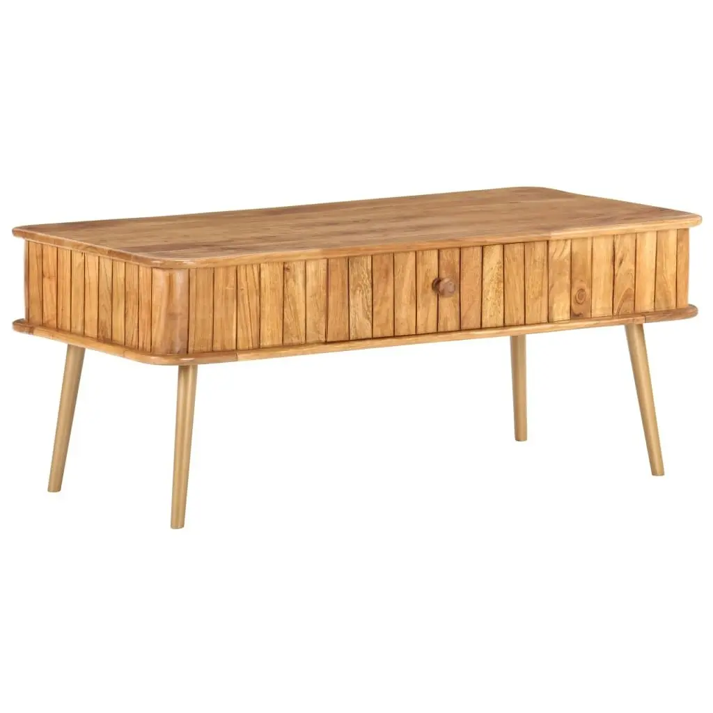 Coffee Table 100x50x40 cm Solid Acacia Wood 289650