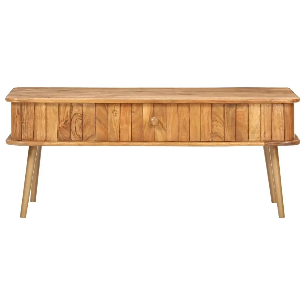 Coffee Table 100x50x40 cm Solid Acacia Wood 289650