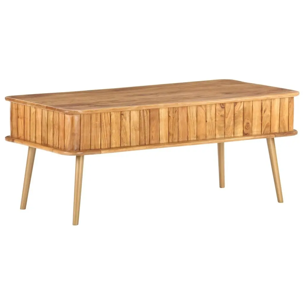 Coffee Table 100x50x40 cm Solid Acacia Wood 289650